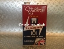 Huile Millers20w50 Classic Mini (bidon métal 5l). Austin Mini 