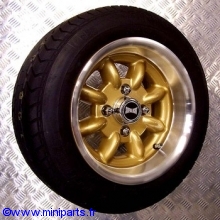 Pack 4 jantes pneus 6'' par 12'' Gold SUPERLIGHT Austin Mini