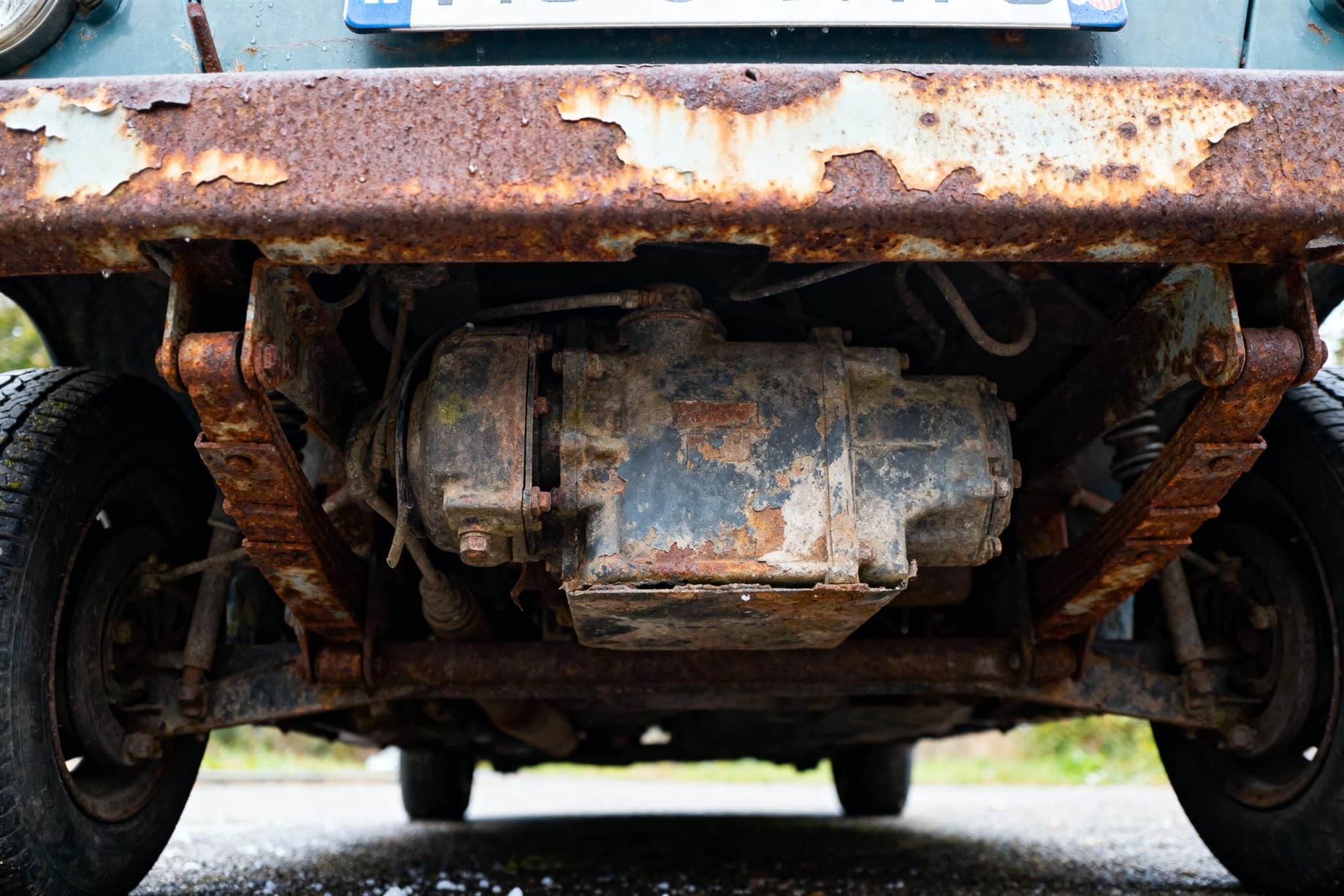 corrosion du berceau